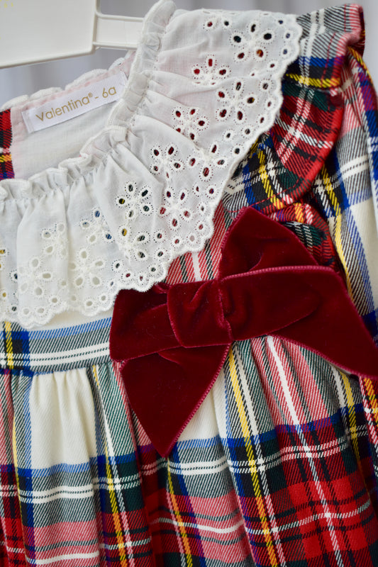 Chantal Collection: Plaid Dress & Bloomer Set (HADA120)