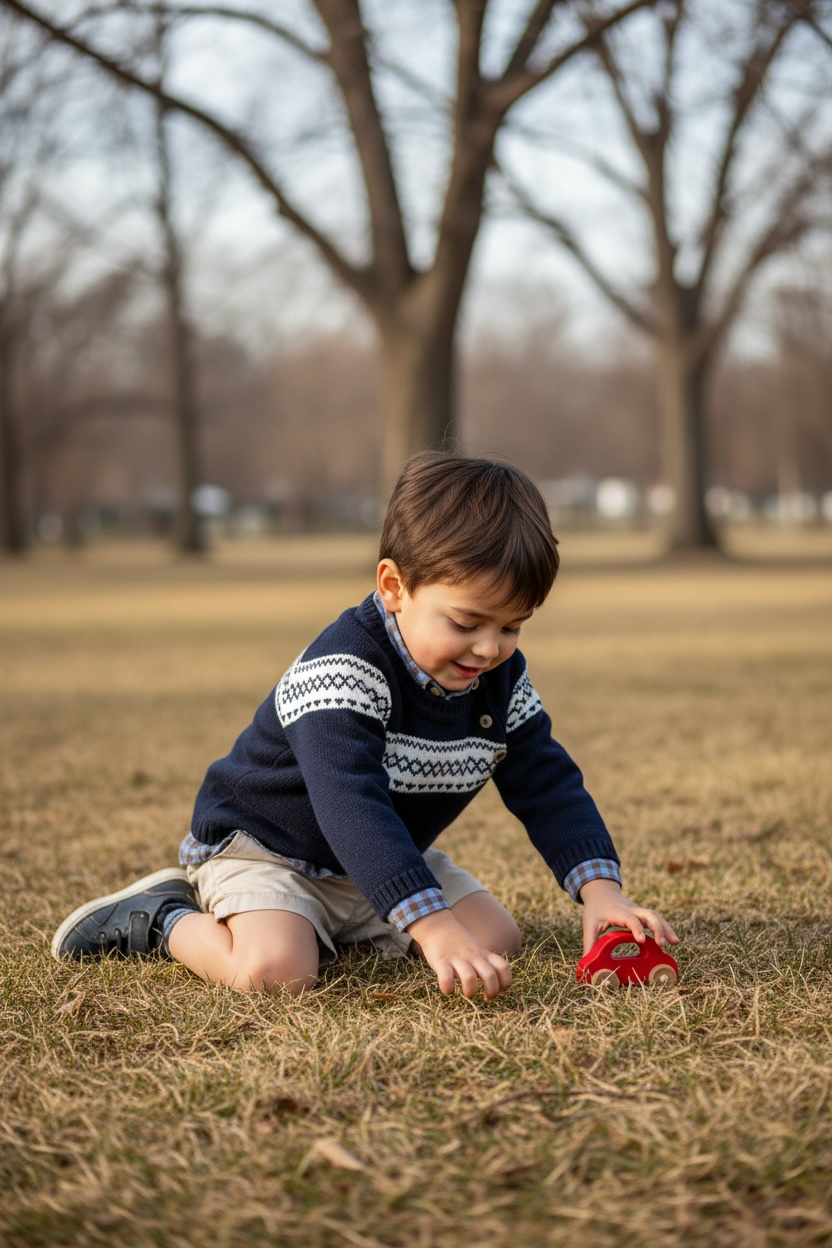 Classic Winter Gingham 3-Piece Set (HADA23)