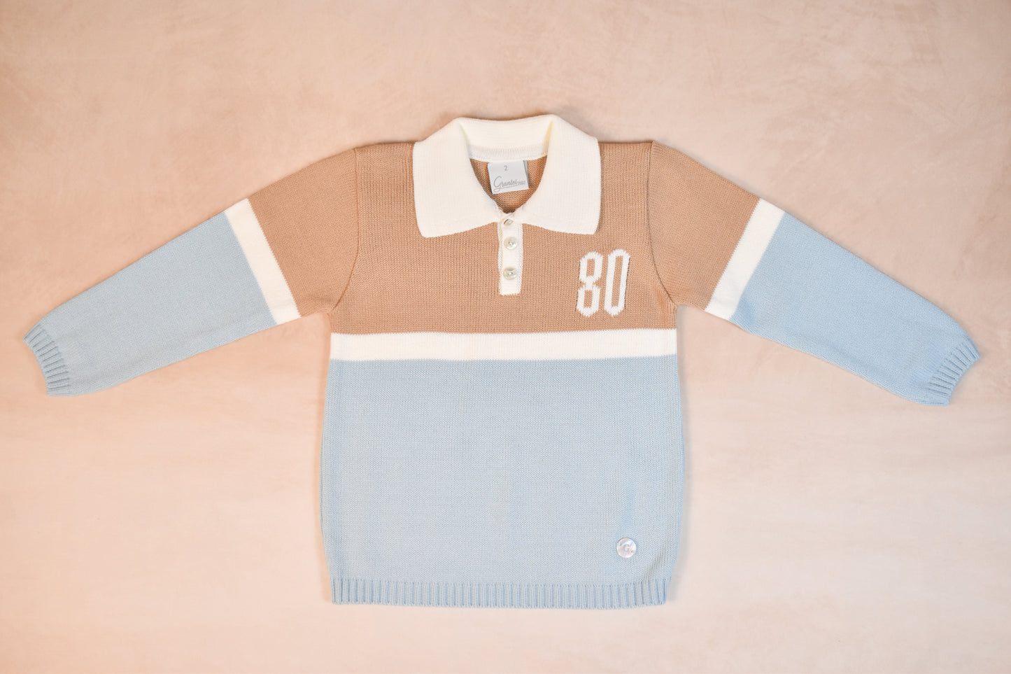 Granlei 1980 Knit Polo “80” Top