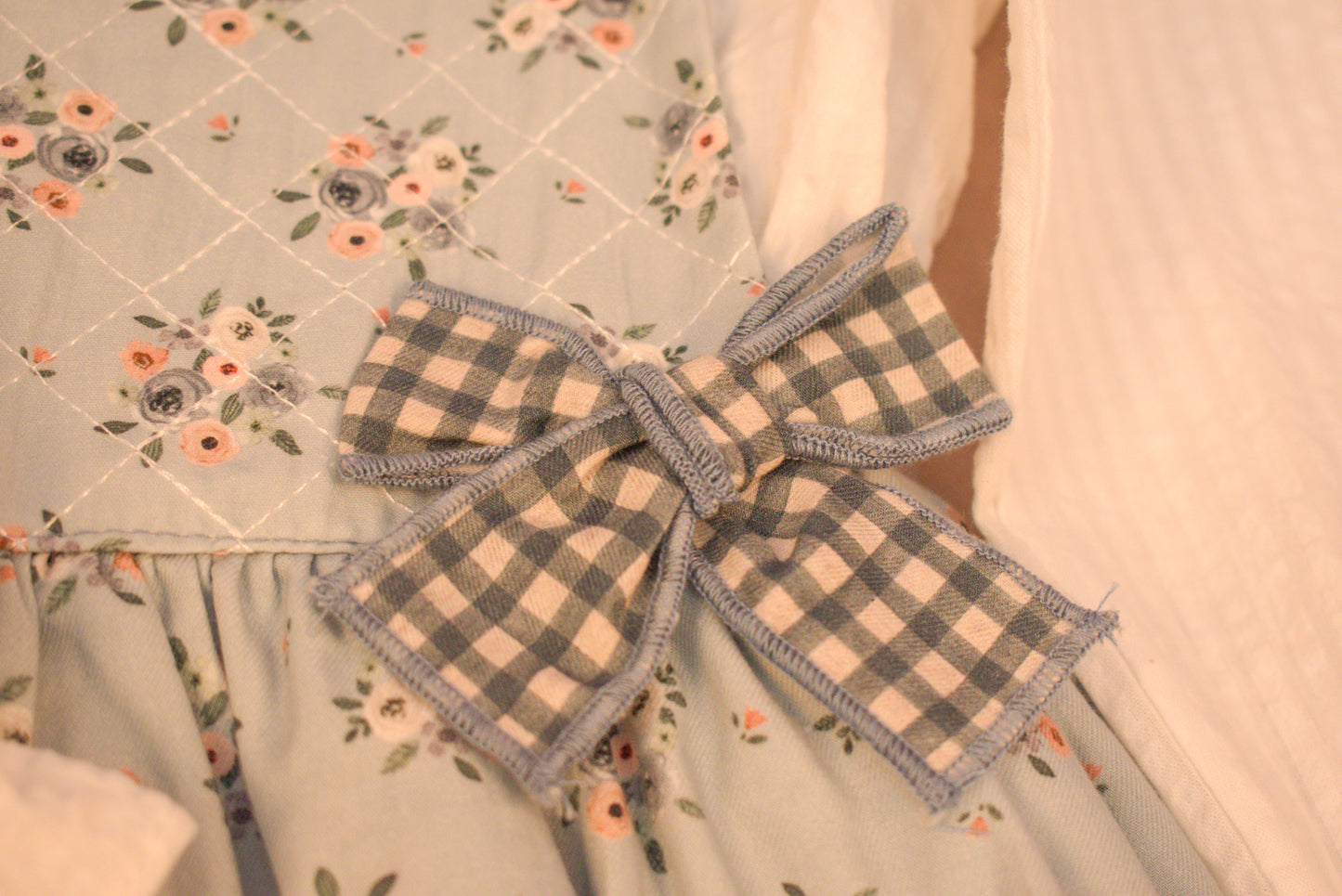 Blue Blossom Suspender Set (2-Piece)