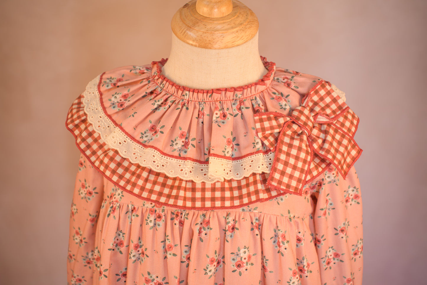 Autumn Rosewood Garden Dress Set (2-Piece)