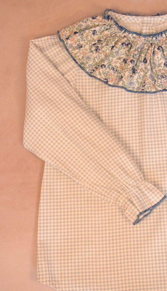 Blue Garden Corduroy Suspender Set (3-Piece)