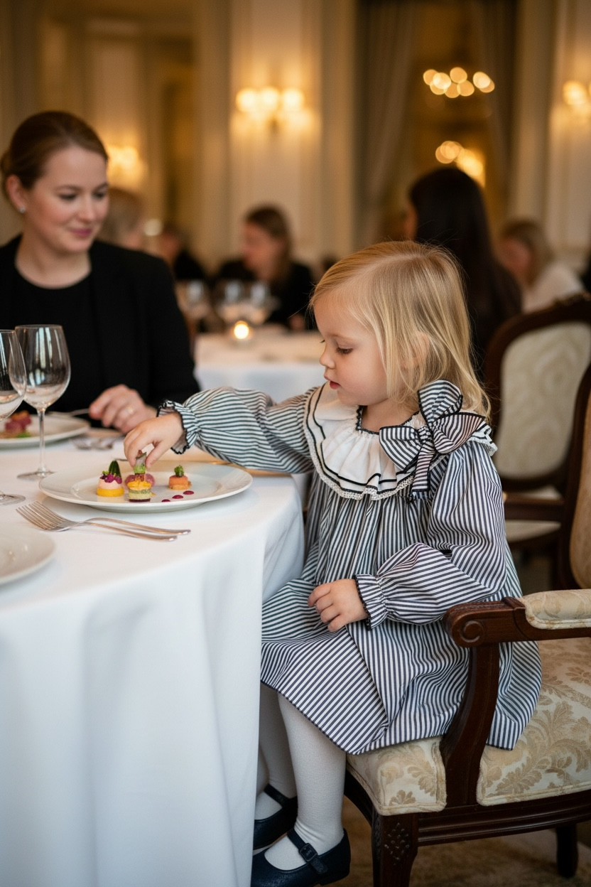 Charlotte Navy Stripe Dress 2-piece (HADA82)