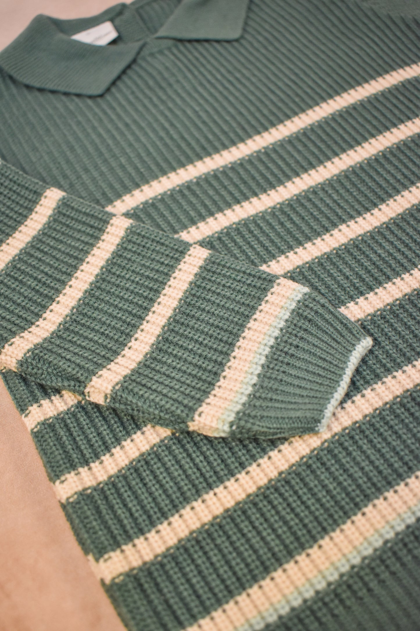 Striped Knit Set, Granlei 1980,.
