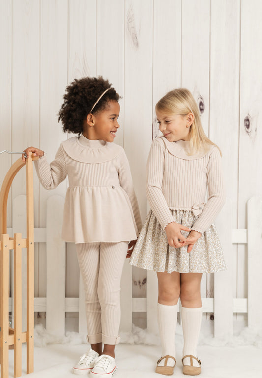 Girls Tunic Knit Set by Granlei 1980
