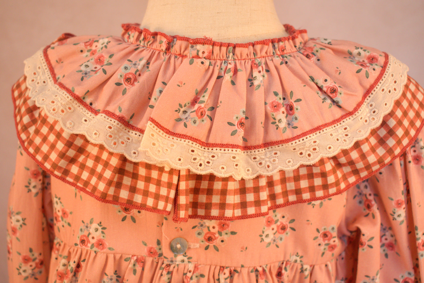 Autumn Rosewood Garden Dress Set (2-Piece)