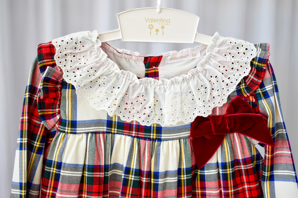 Chantal Collection: Plaid Dress & Bloomer Set (HADA120)