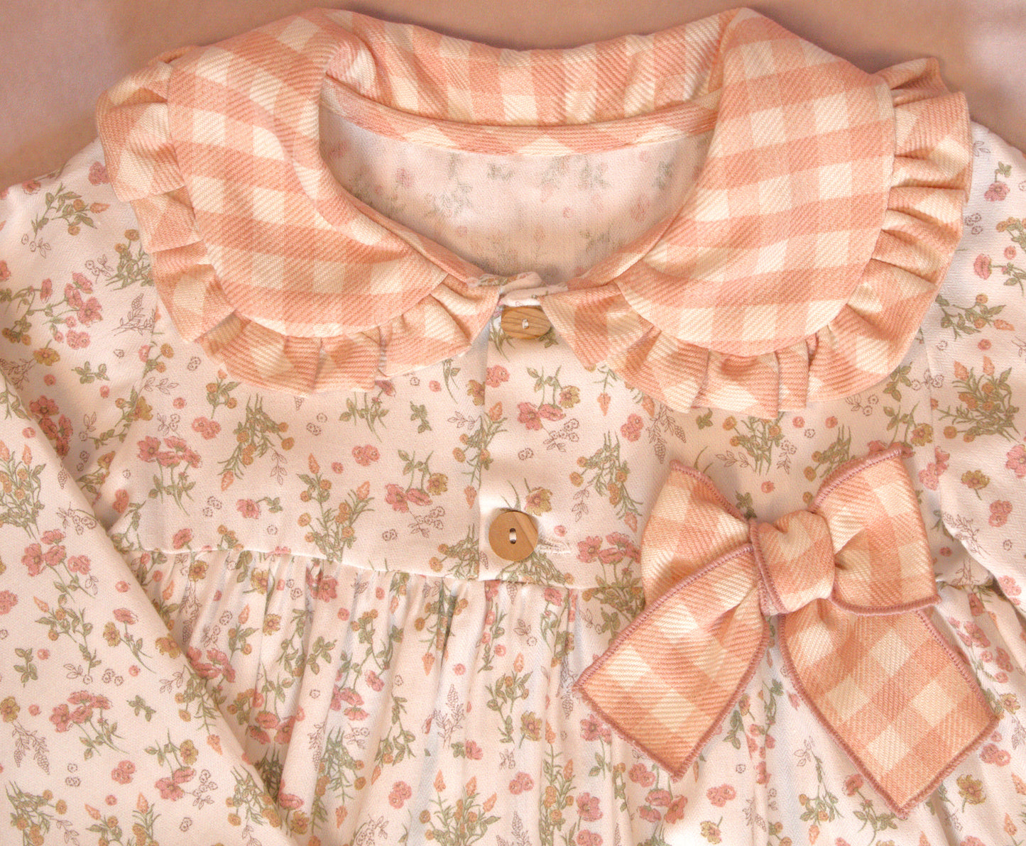 Autumn Rose Gingham Set