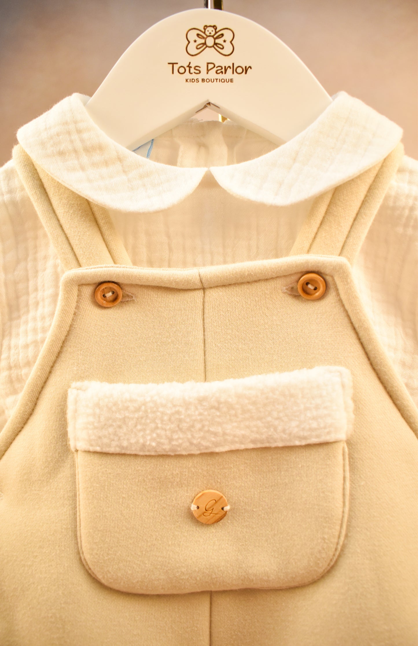 Cotton Dungaree 2pc Set