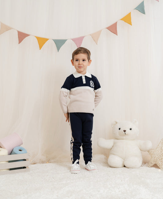 Granlei Boys’ 80 Knit Polo Set