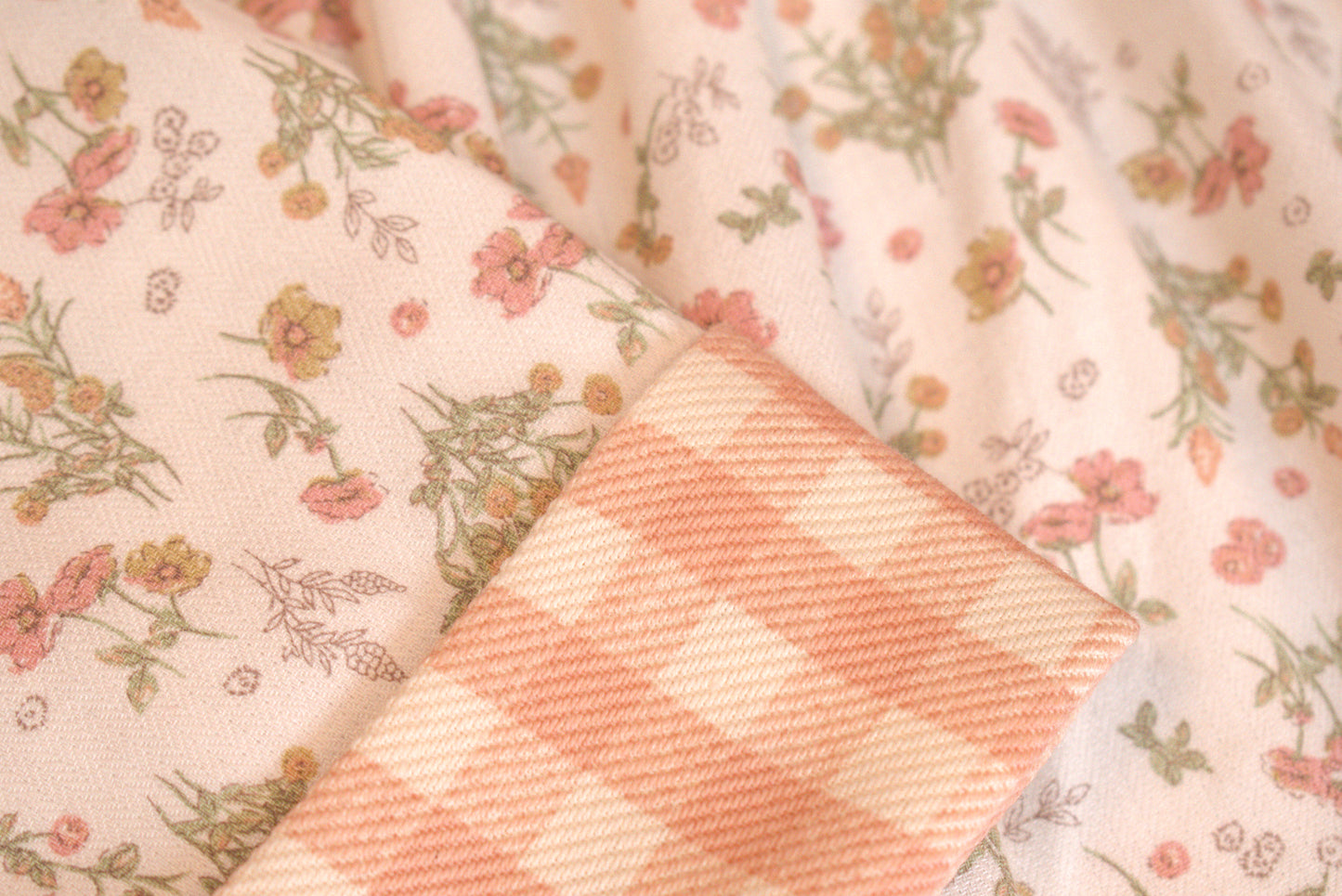 Autumn Rose Gingham Set