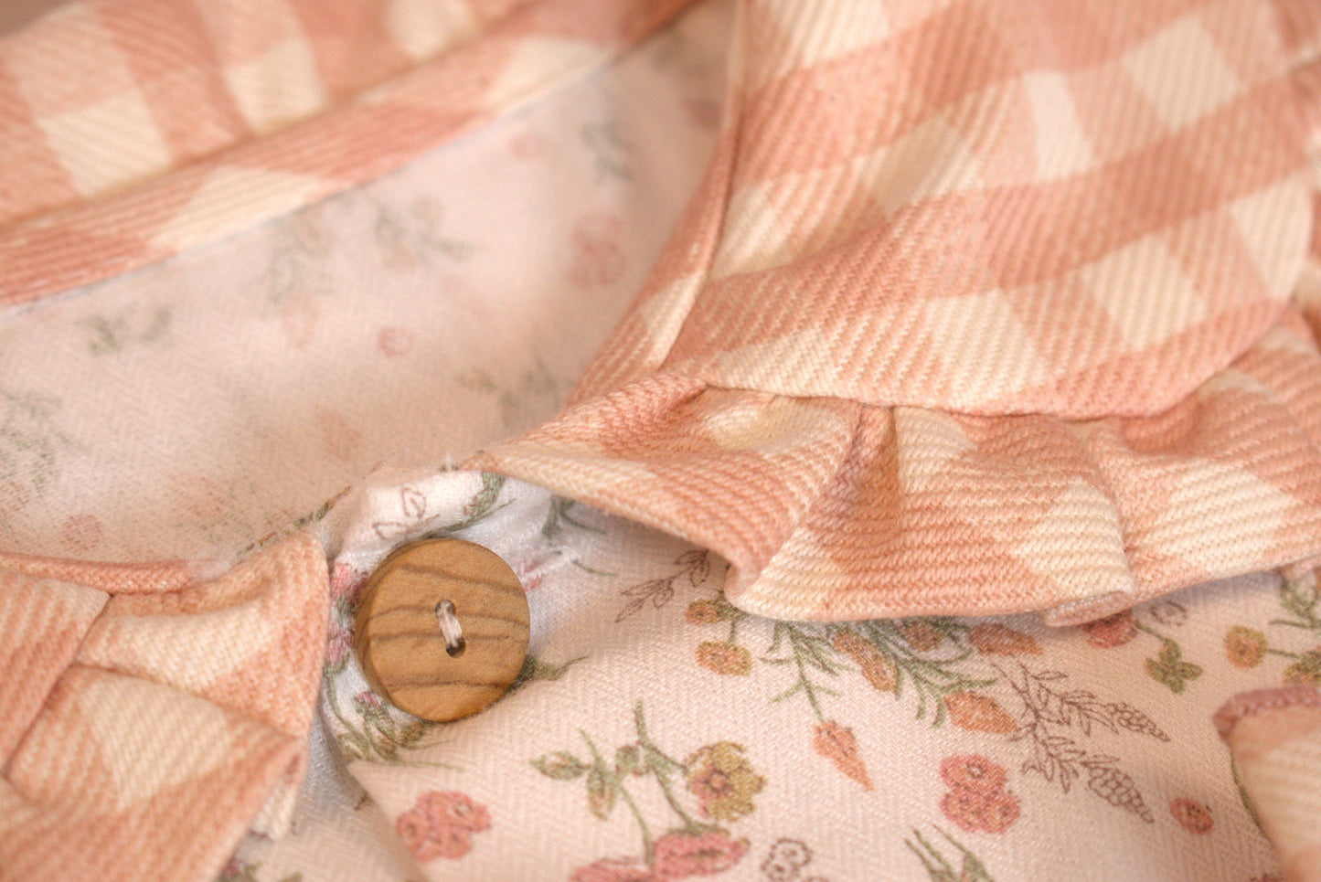Autumn Rose Gingham Set