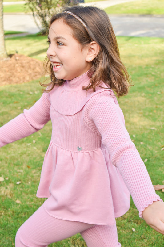 Girls Tunic Knit Set by Granlei 1980