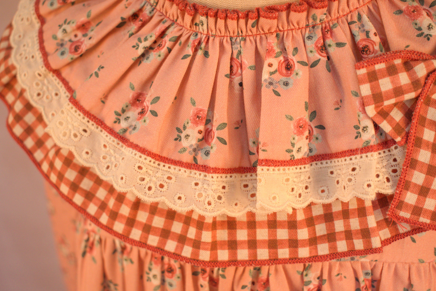 Autumn Rosewood Garden Dress Set (2-Piece)