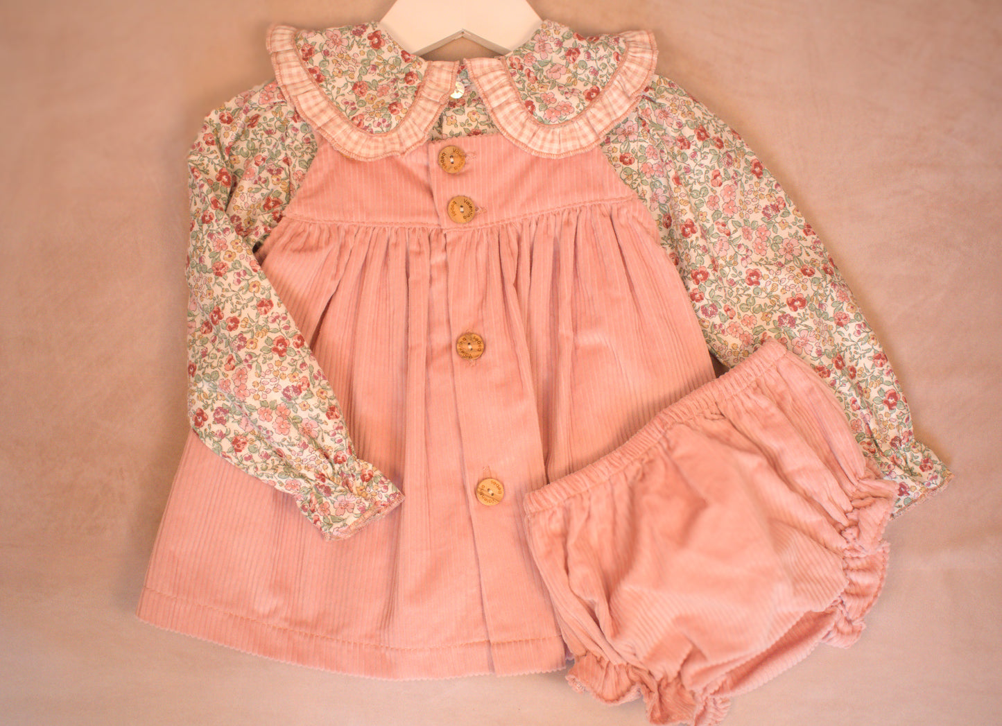 Blushing Garden Corduroy Set