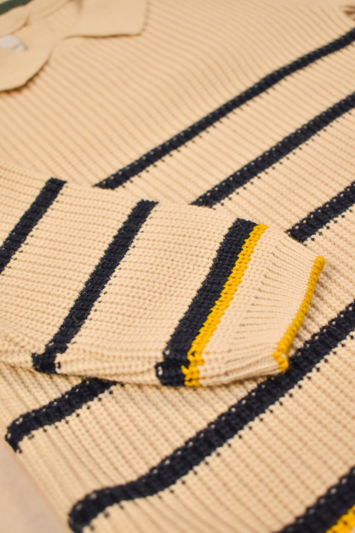 Striped Knit Set, Granlei 1980,.