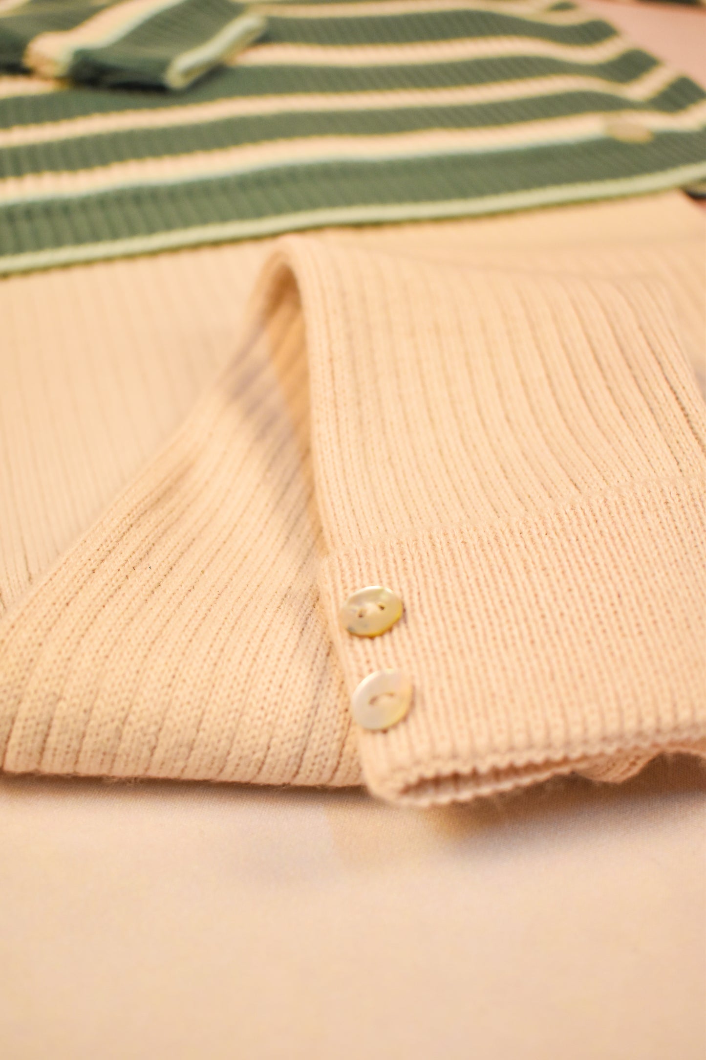 Striped Knit Set, Granlei 1980,.