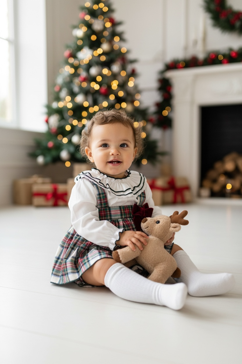 Emerald Tartan Suspender Set,3-Piece (HADA111)
