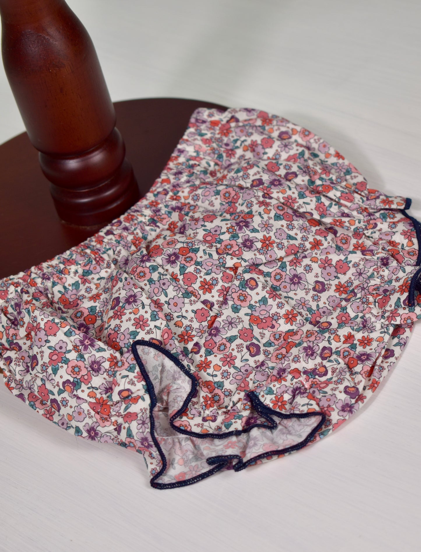Borgoña Collection: Floral Dress+Bloomer set (HADA93)