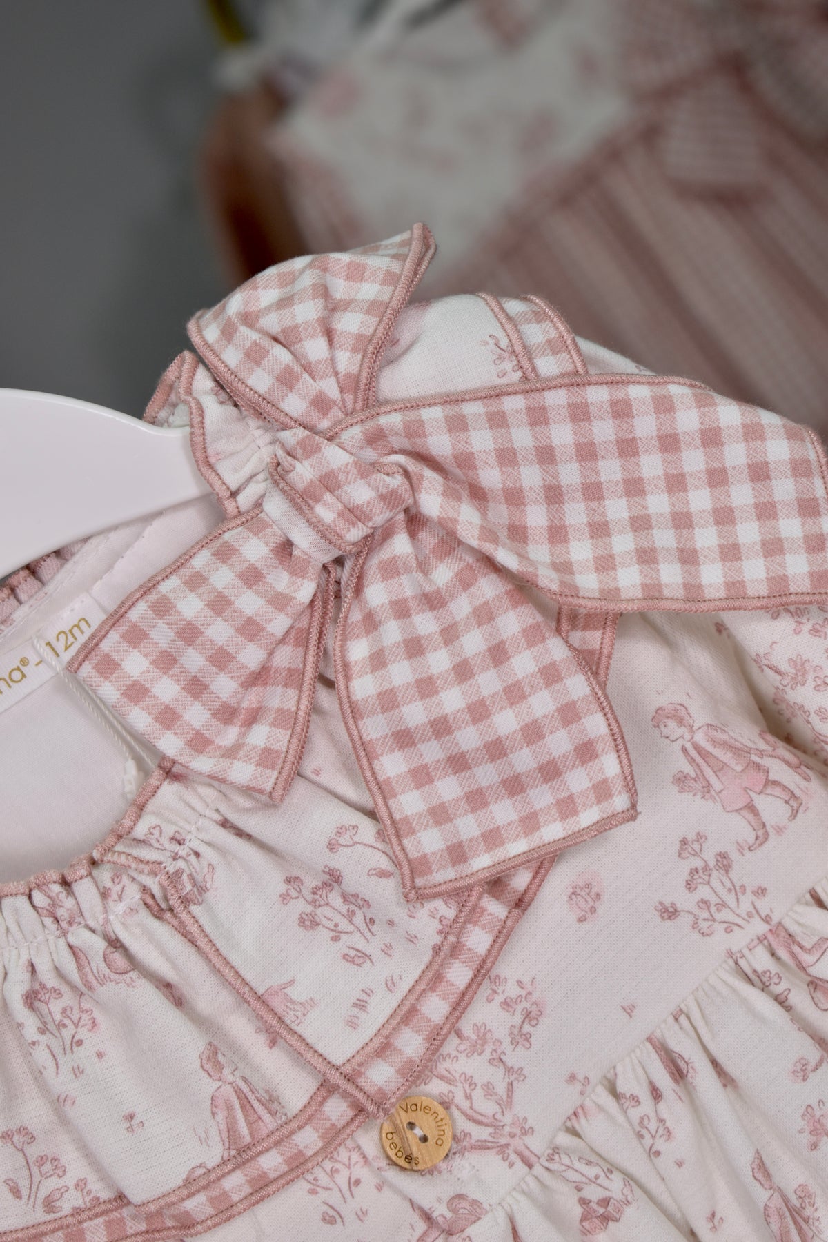 Penelope Collection: Storybook Toile Dress+Bloomer (HADA17)