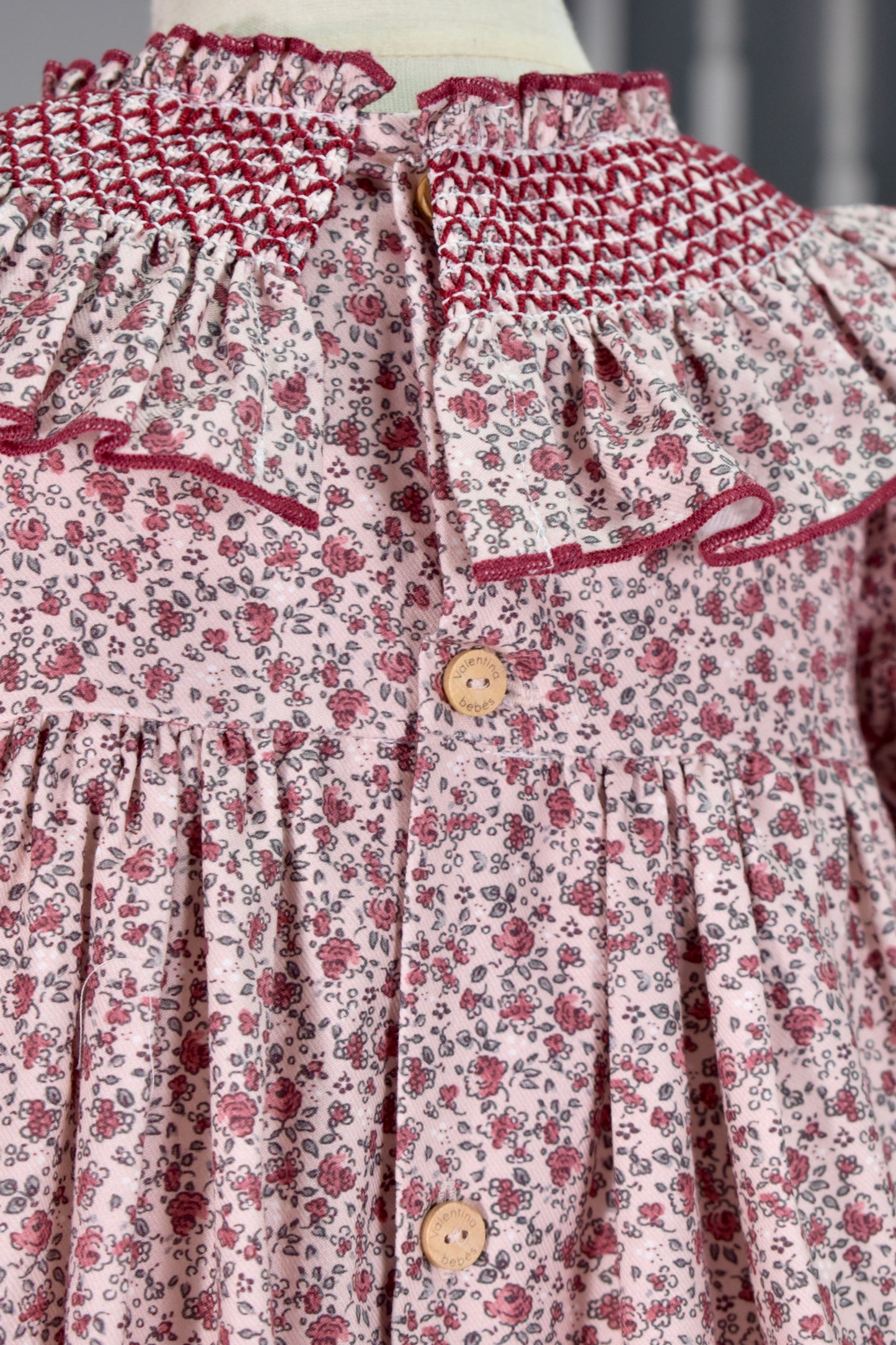 William Collection: Floral Smocked Dress & Bloomer Set (HADA 100)