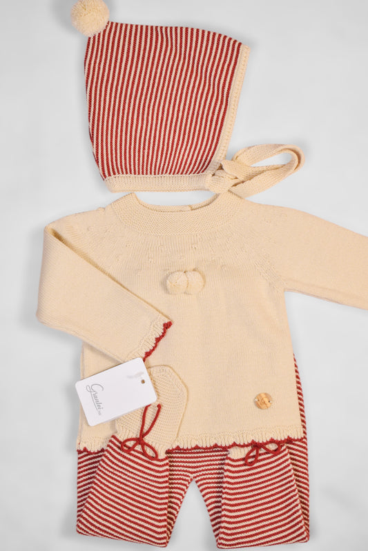 Little Pompon Set - Cherry