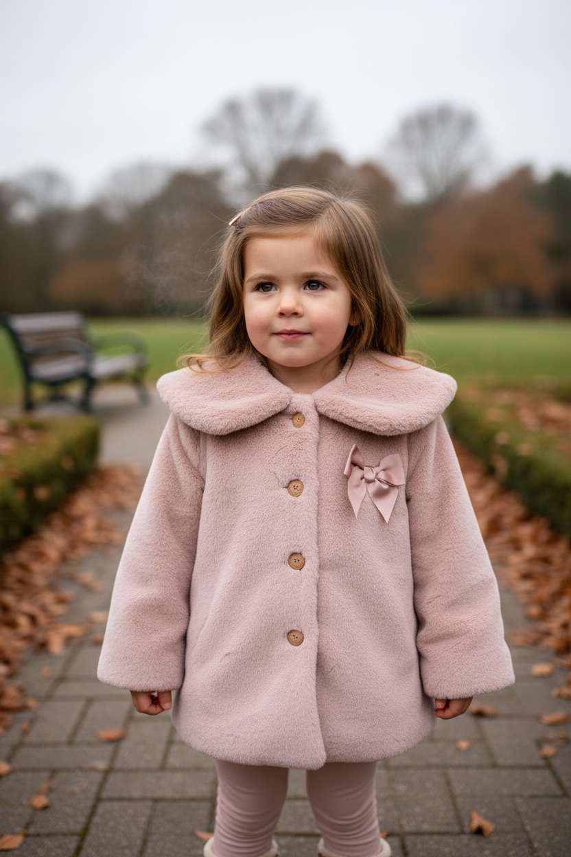 Soft Embrace Plush Coat - Rose (HADA 142)