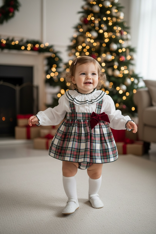 Emerald Tartan Suspender Set,3-Piece (HADA111)