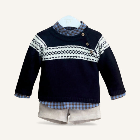 Classic Winter Gingham 3-Piece Set (HADA23)