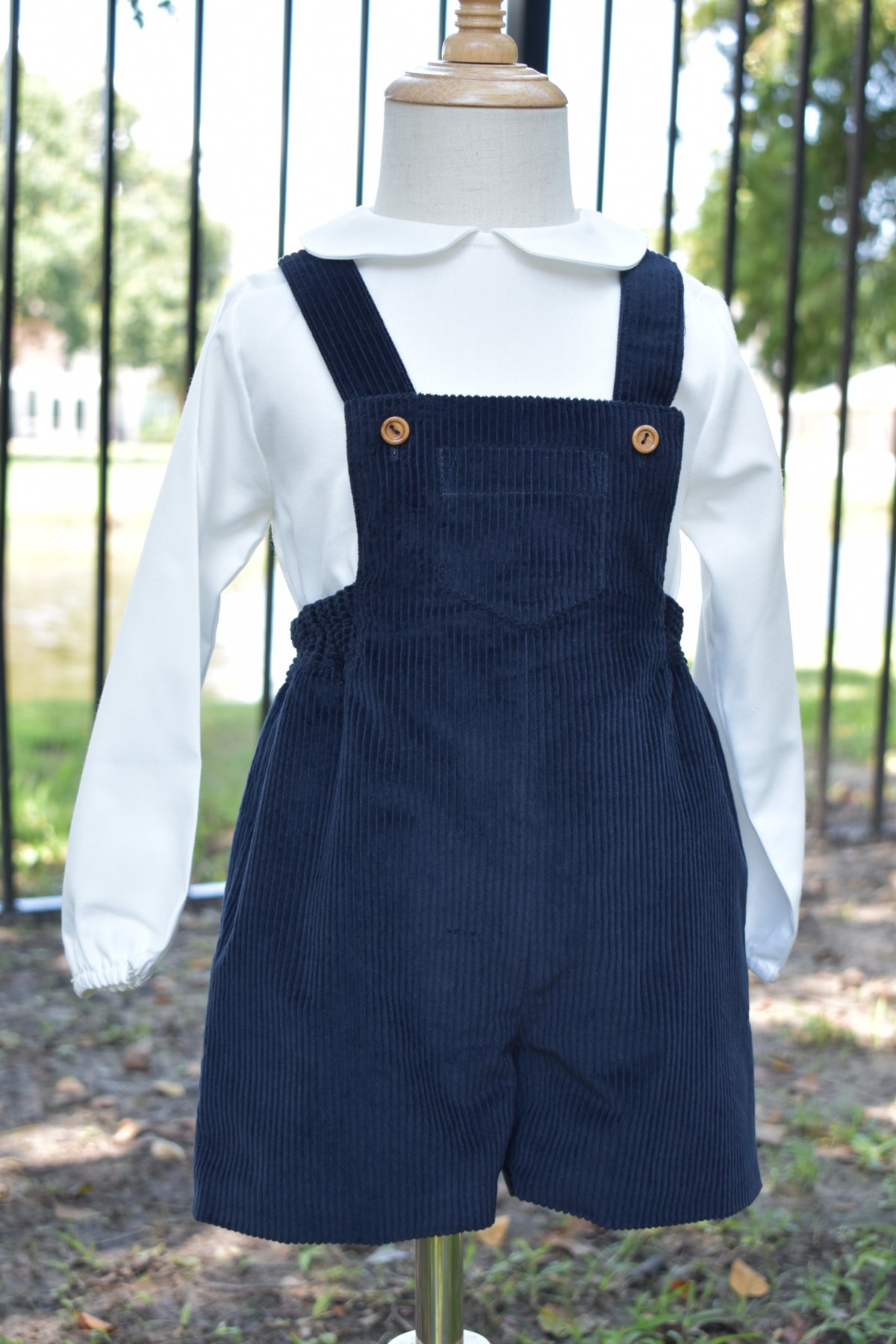Boys Corduroy Shortall Set by Artesania Granlei