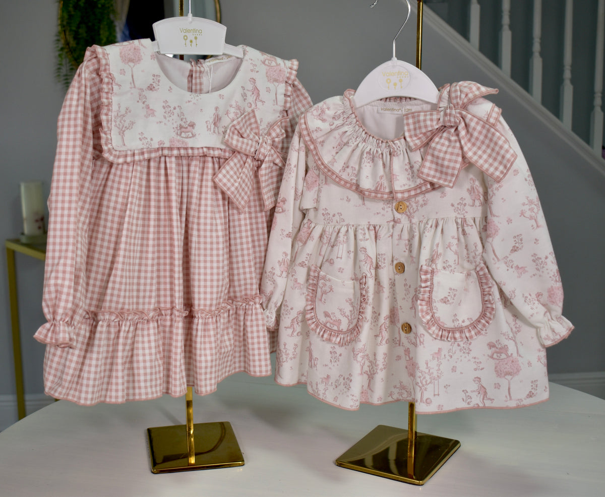 Penelope Collection: Storybook Toile Dress+Bloomer (HADA17)
