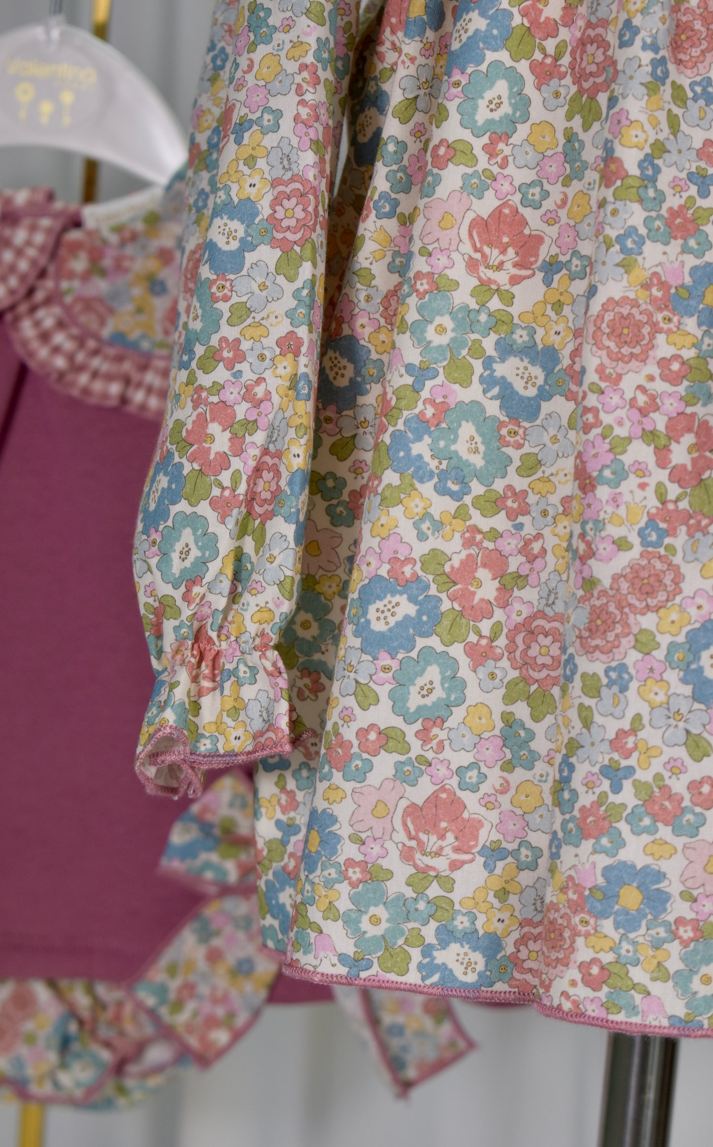 Alana Collection: Floral Dress + Bloomer set (HADA55)