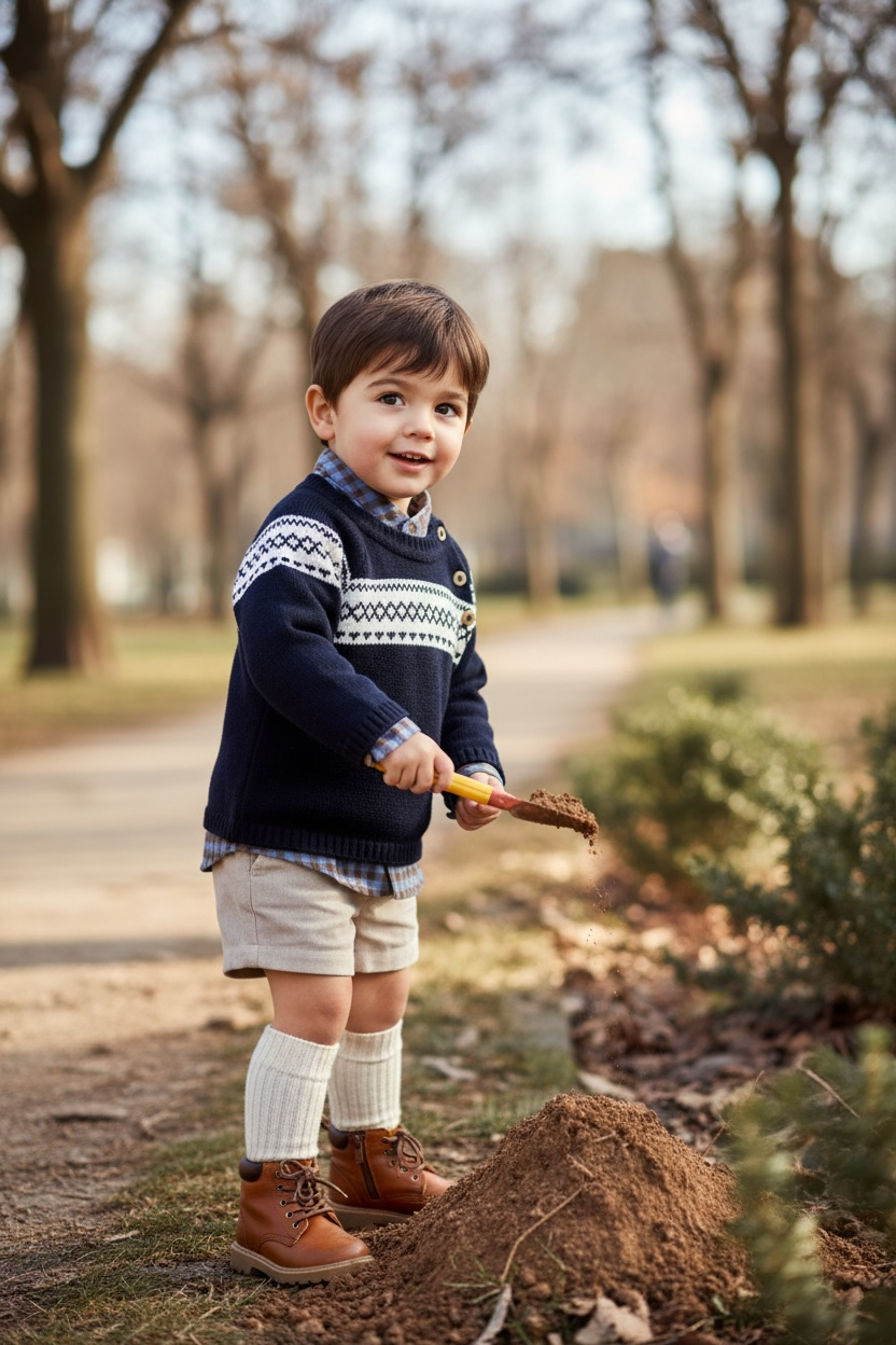 Classic Winter Gingham 3-Piece Set (HADA23)