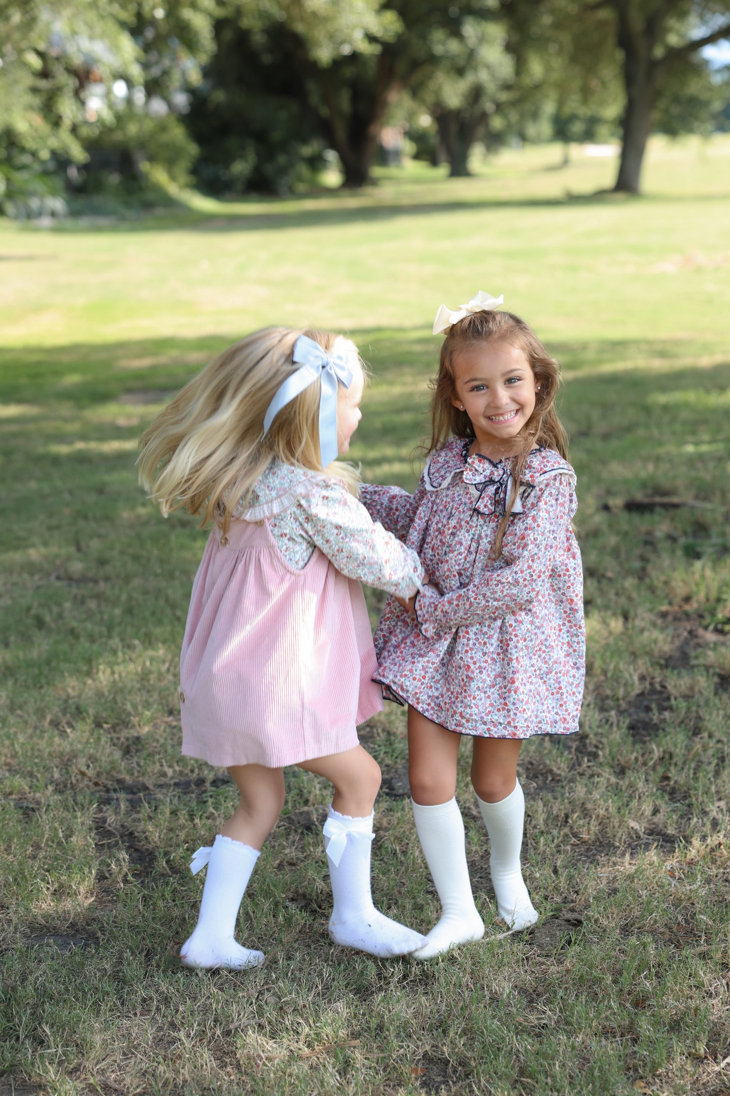 Borgoña Collection: Floral Dress+Bloomer set (HADA93)