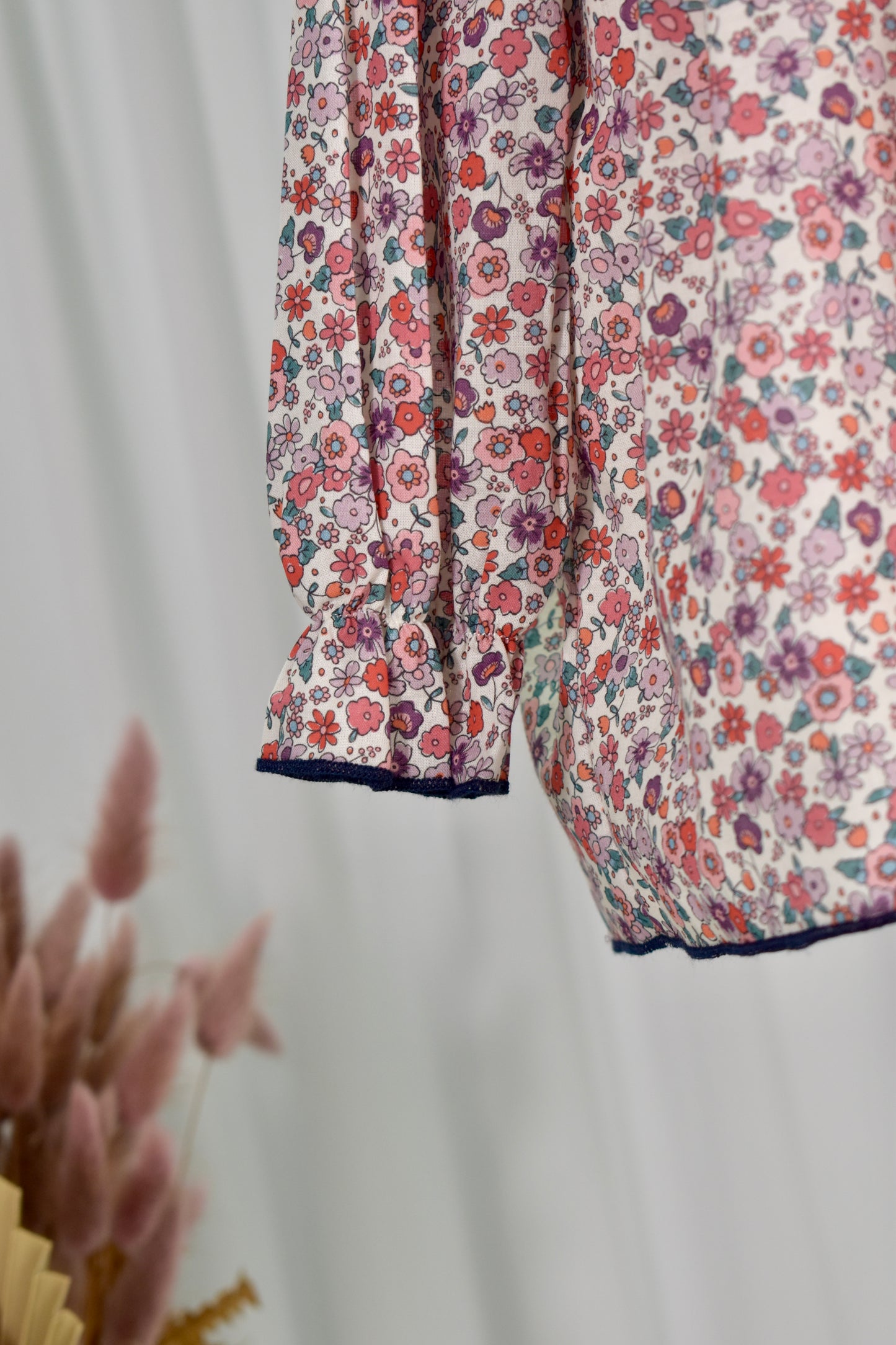 Borgoña Collection: Floral Dress+Bloomer set (HADA93)