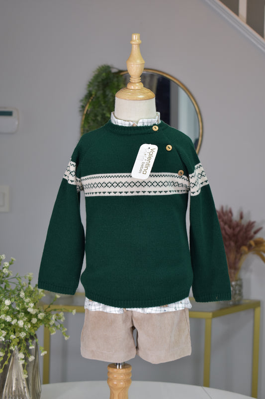 Donatella Collection 3-Piece Bear Print Outfit (HADA38)