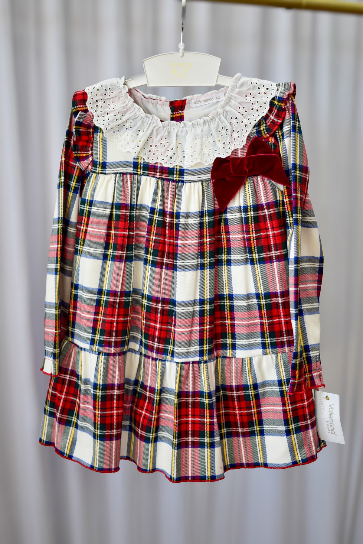 Chantal Collection: Plaid Dress & Bloomer Set (HADA120)