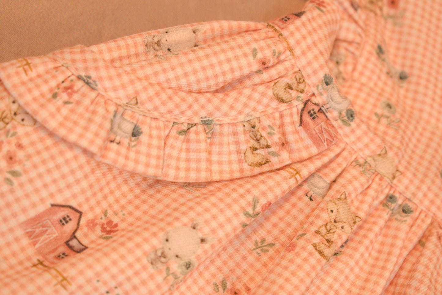 Farmhouse Friends Suspender Skirt Set