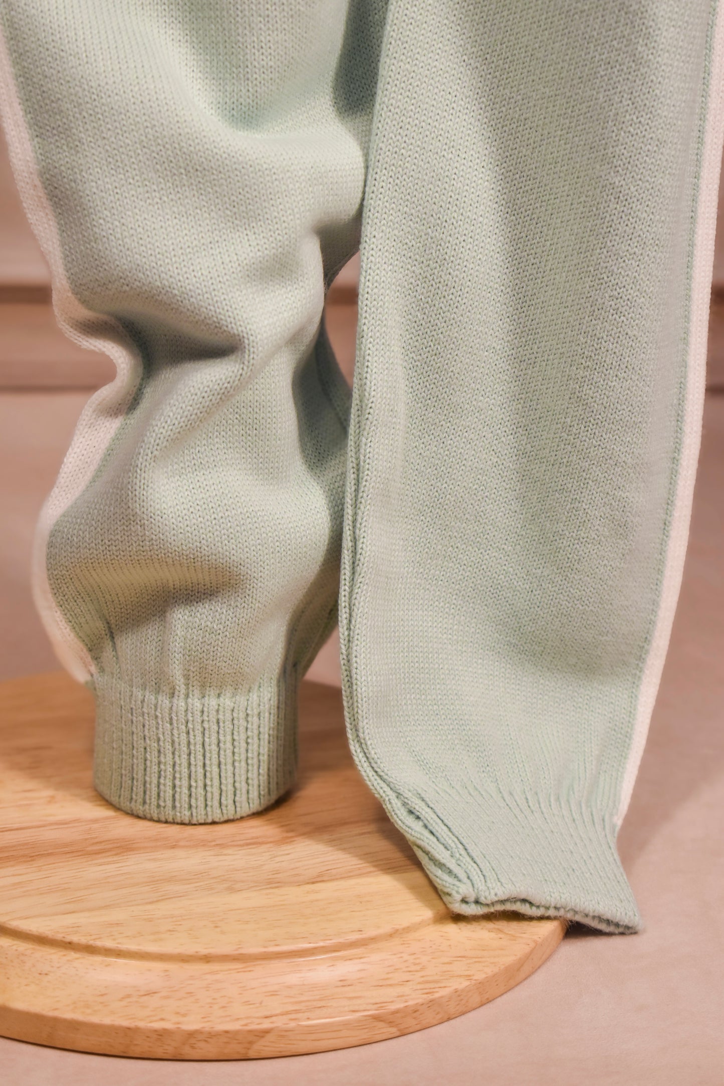 Granlei Knit Hoodie Set - Jade/Ivory