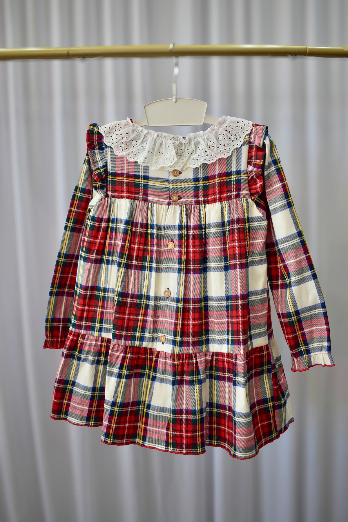 Chantal Collection: Plaid Dress & Bloomer Set (HADA120)