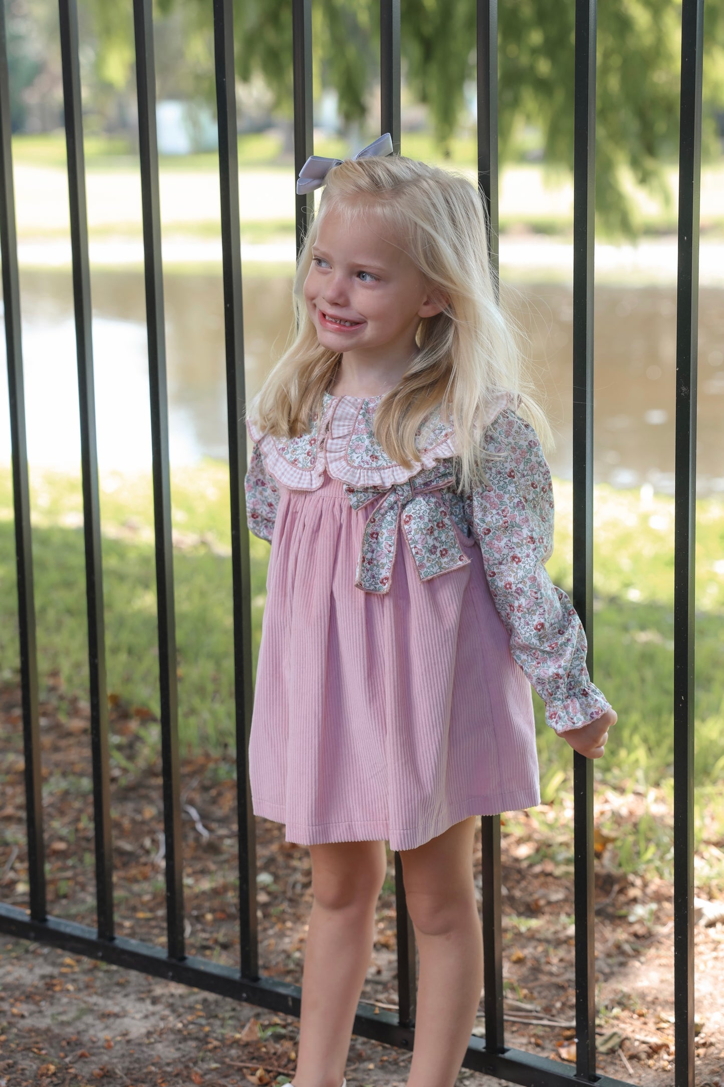 Blushing Garden Corduroy Vintage Rose