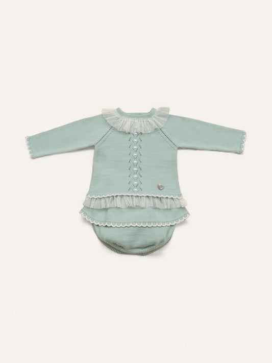 Granlei Mint Knit Two-Piece Set