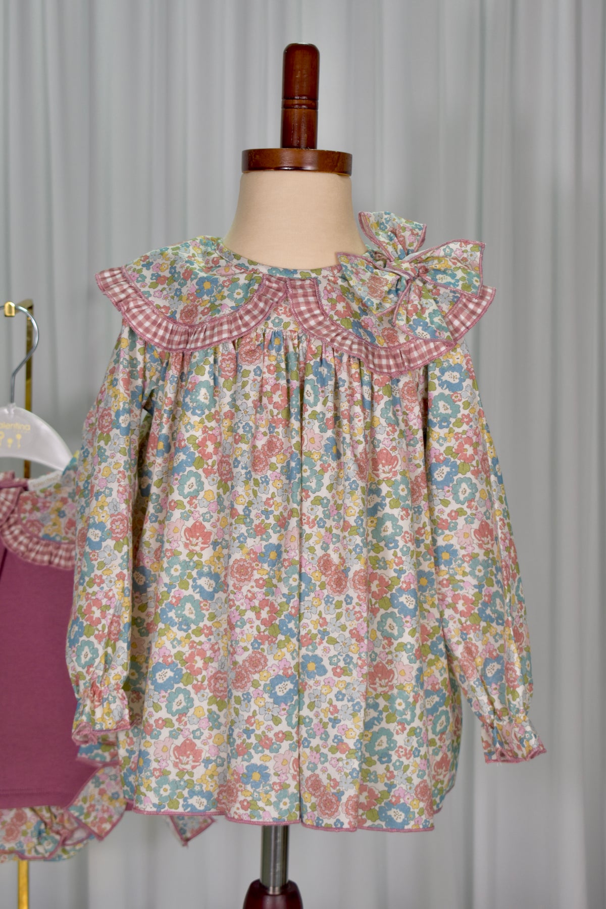 Alana Collection: Floral Dress + Bloomer set (HADA55)