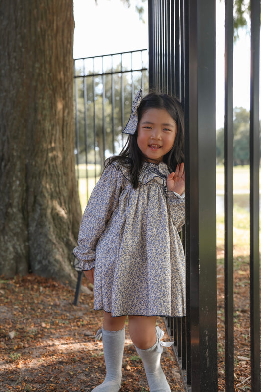 London Collection: Two-piece Blue Blossom Dress (HADA22)