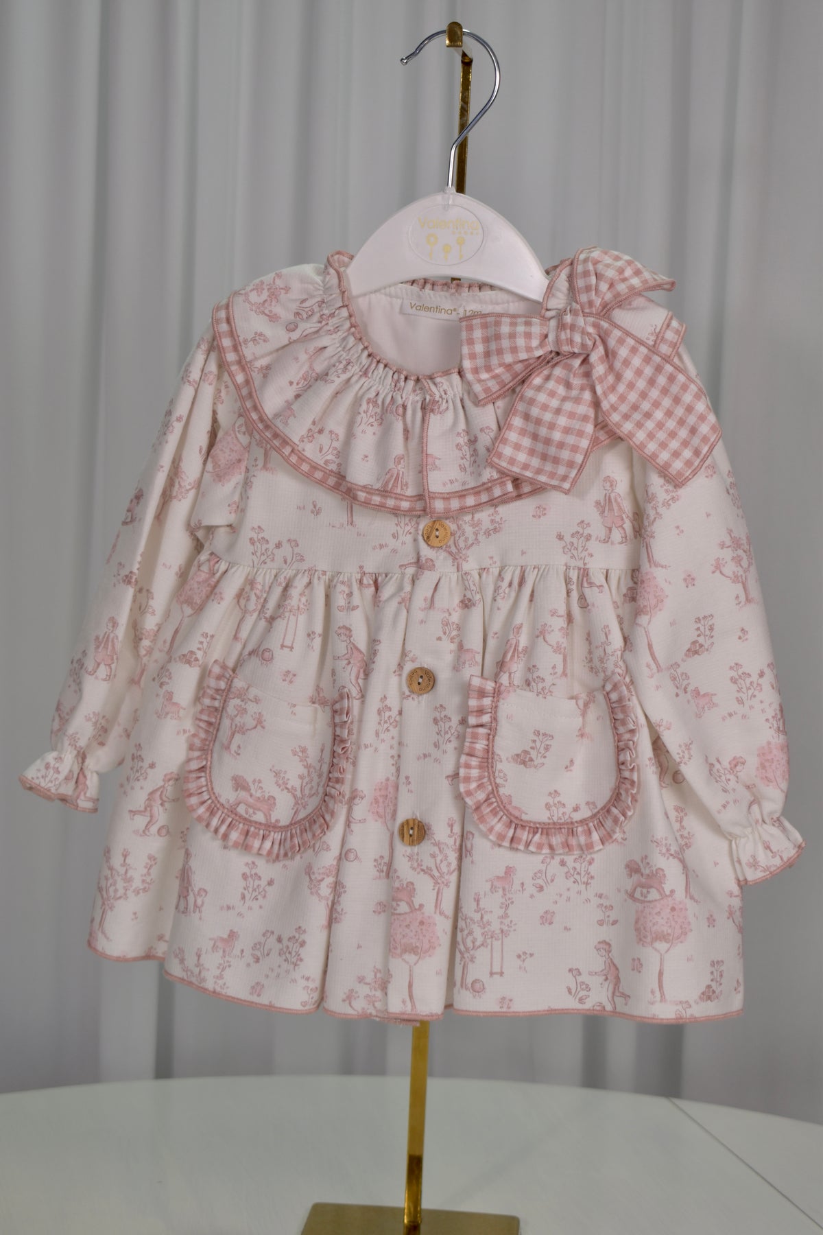Penelope Collection: Storybook Toile Dress+Bloomer (HADA17)