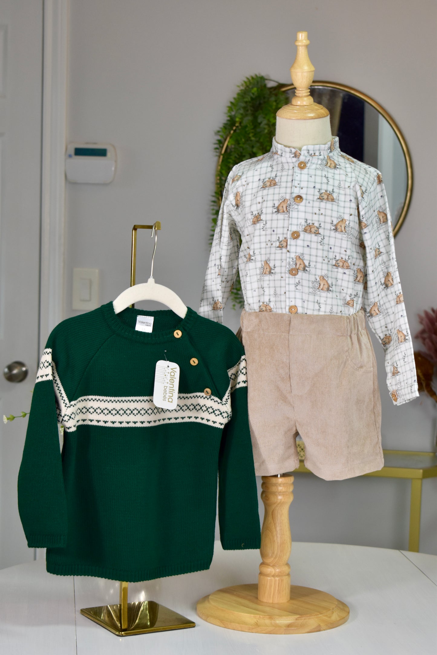 Donatella Collection 3-Piece Bear Print Outfit (HADA38)