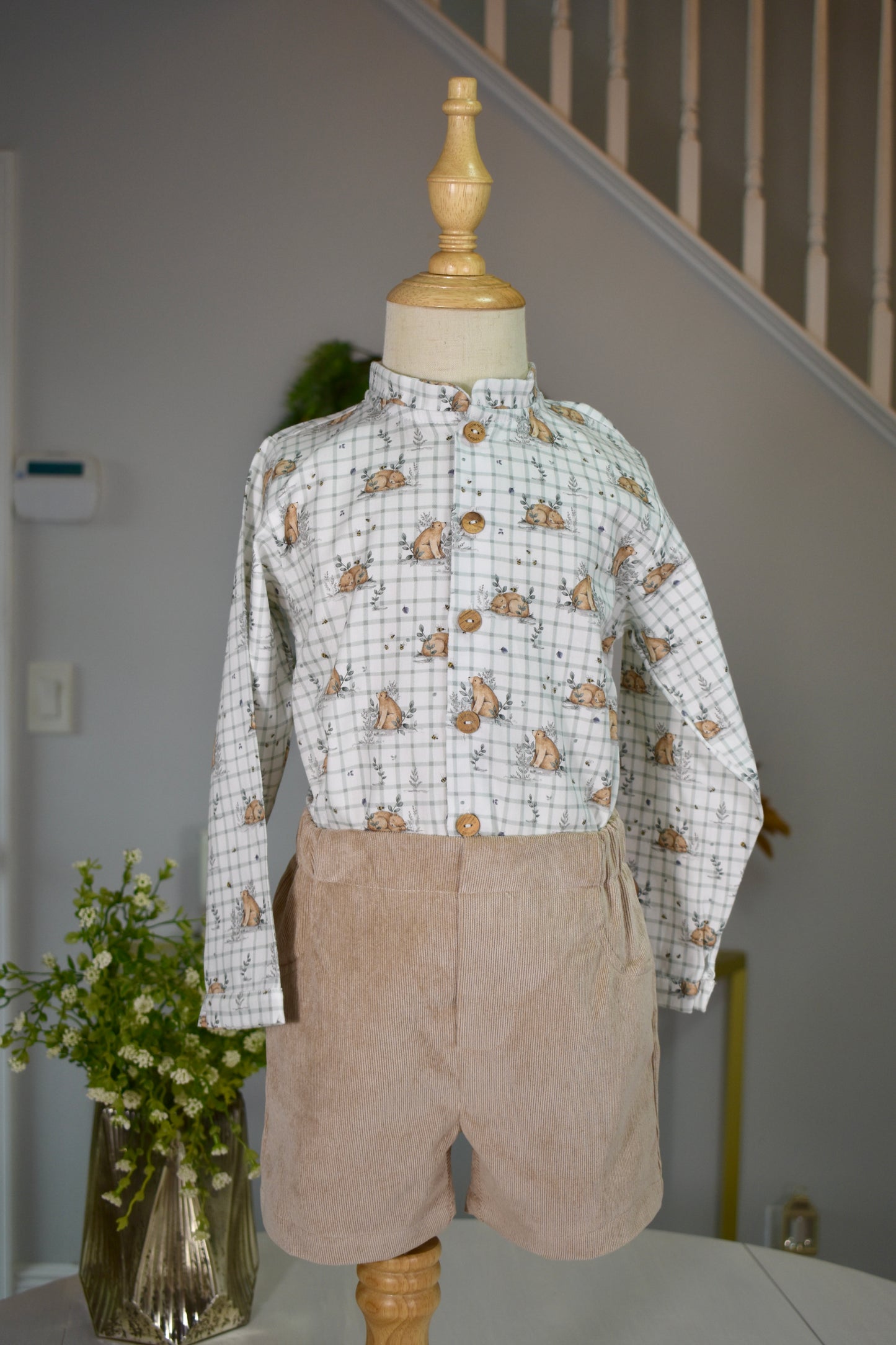 Donatella Collection 3-Piece Bear Print Outfit (HADA38)
