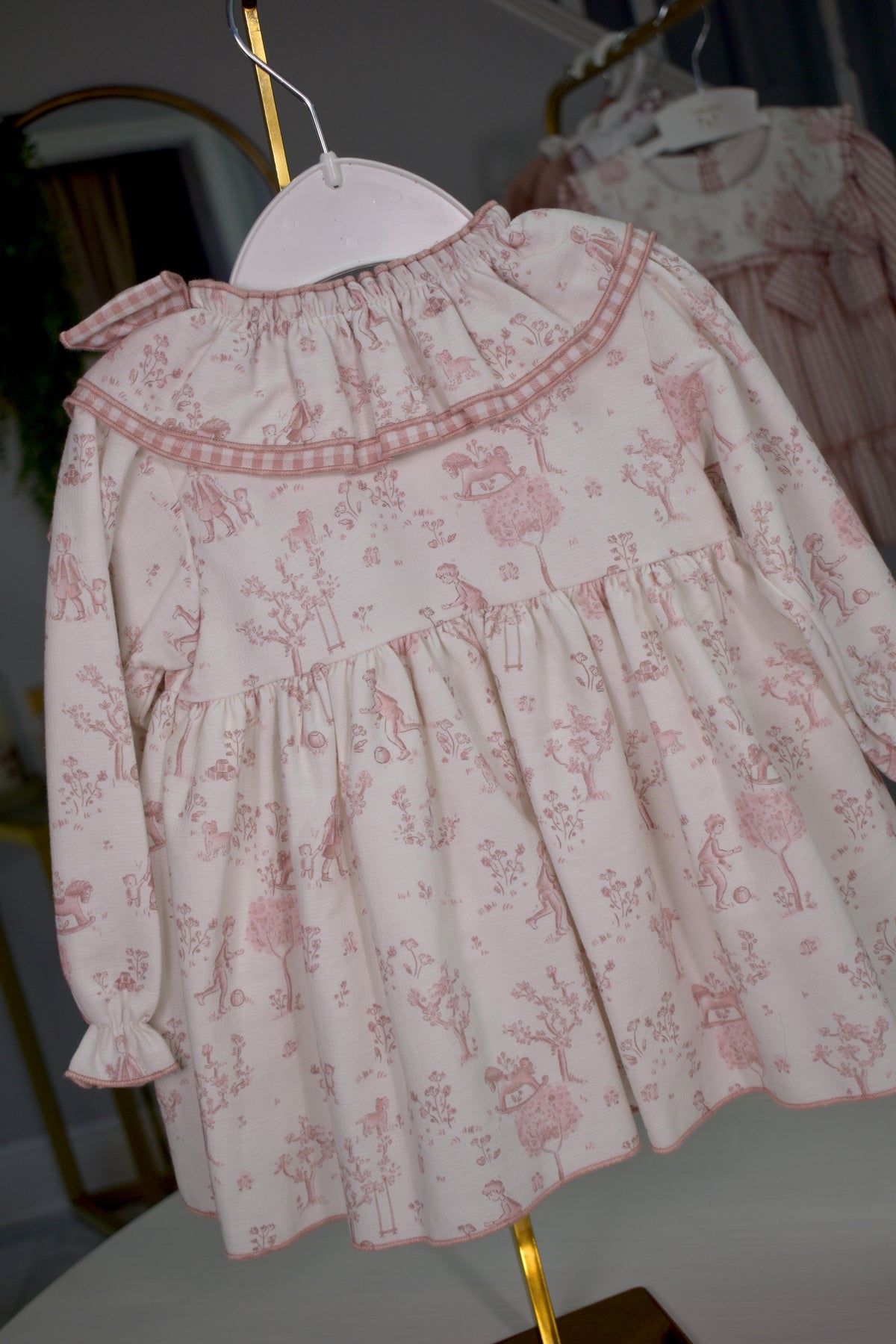 Penelope Collection: Storybook Toile Dress+Bloomer (HADA17)