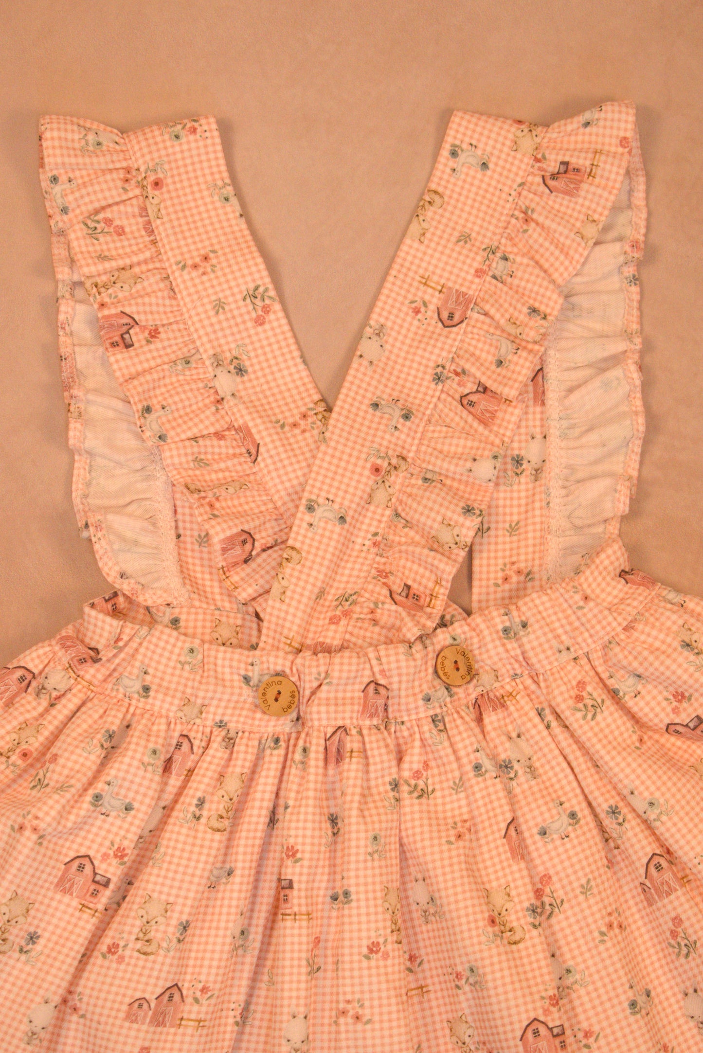 Farmhouse Friends Suspender Skirt Set