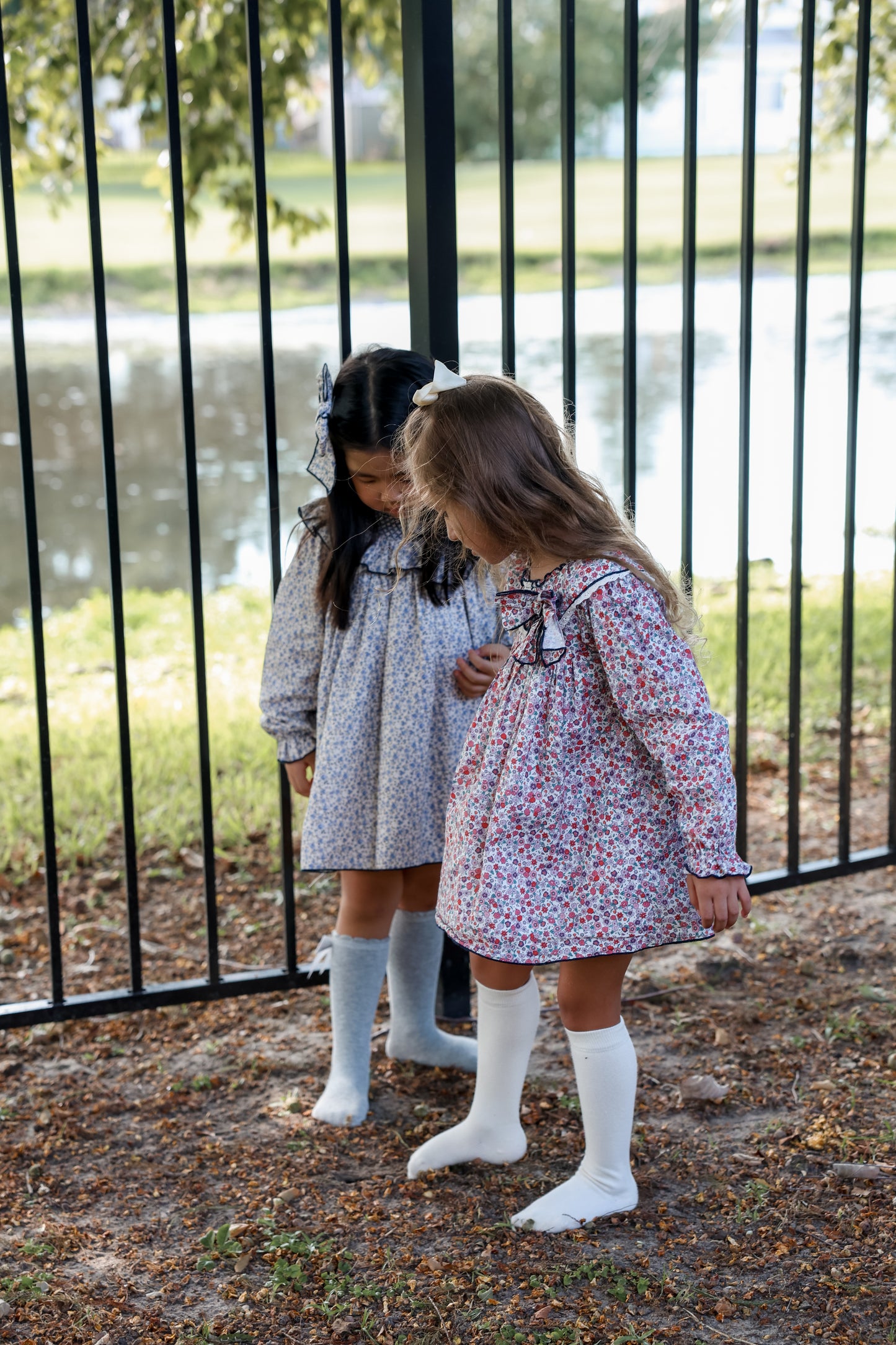 Borgoña Collection: Floral Dress+Bloomer set (HADA93)